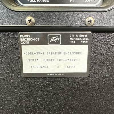 Peavey SP-2 Black Widow Speaker (Pair) image 11