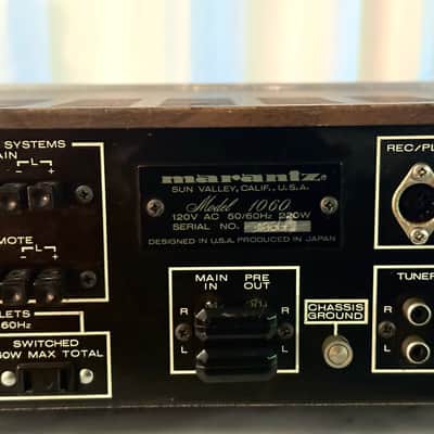 🎶✨ Marantz Model 1060 Integrated Stereo Amplifier | Selectively Serviced | Cleaned, Tested & Detailed | Classic Silver-Face Marantz image 9