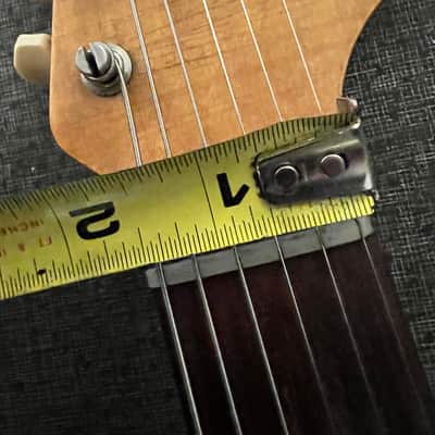 Fender Mustang 1966 - Olympic White Rare A neck 1 1/2” Small Thin Neck image 17