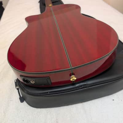Ibanez GA35TCE Thinline Cutaway Nylon-String Classical Acoustic-Electric Guitar + Ibanez Gig Bag image 12