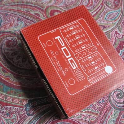 very lightly handled Electro-Harmonix EMPTY CARDBOARD BOX and original Owner's Manual + Warranty / Registration paperwork ONLY for POG2 Polyphonic Octave Generator (NO pedal / NO adapter) 2014 (can be home for different year POG2 pedal) image 5