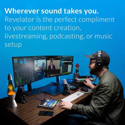 PreSonus Revelator USB Condenser Microphone for Podcasting, Live Streaming, with Built-in Voice Effects plus Loopback Mixer for Gaming, Casting, and Recording Interviews over Skype, Zoom, Discord image 9