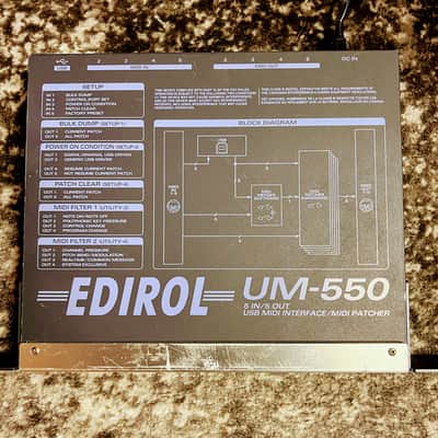 Roland Edirol UM-550 5in/5out USB Midi Interface Patchbay image 4