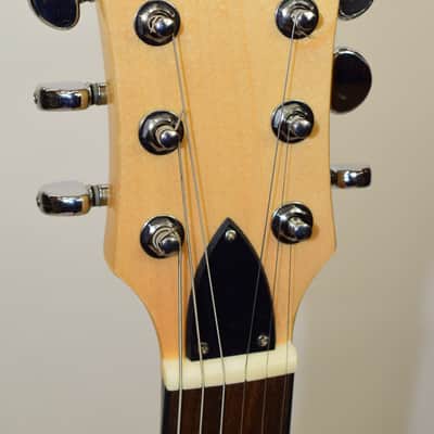 HardLuck Kings Bossman HLK Series LP Style Electric Guitar, FMT, Natural image 7