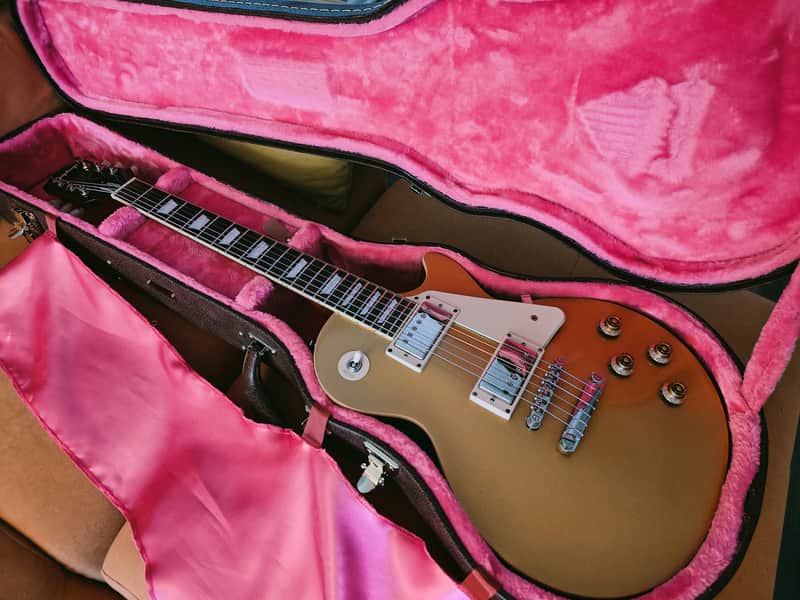 Epiphone Les Paul Standard 50 Gold Top w/ Hard Case image 1
