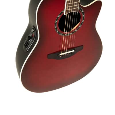 Ovation 2771AX-CCB Pro Series Standard Balladeer Deep Contour Solid Sitka Spruce Top 6-String Acoustic-Electric Guitar image 5
