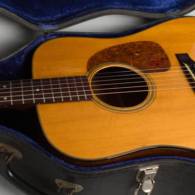 C. F. Martin D-18 Flat Top Acoustic Guitar (1957), ser. #154577, peroid black hard shell case. image 14