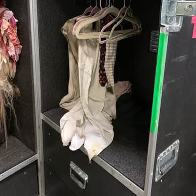 Custom Wardrobe Flight Case w/ Drawers and Clothing Rods 46" X 54" X 29" image 10