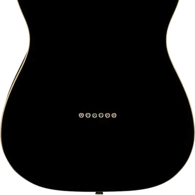 Squier Classic Vibe Baritone Custom Telecaster Laurel Fingerboard Parchment Pickguard Electric Guitar - Black image 3
