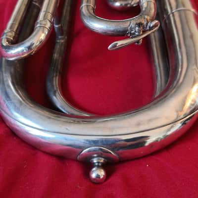 Besson Prototype Class A Euphonium / Saxhorn Early 20th century - Silver image 9