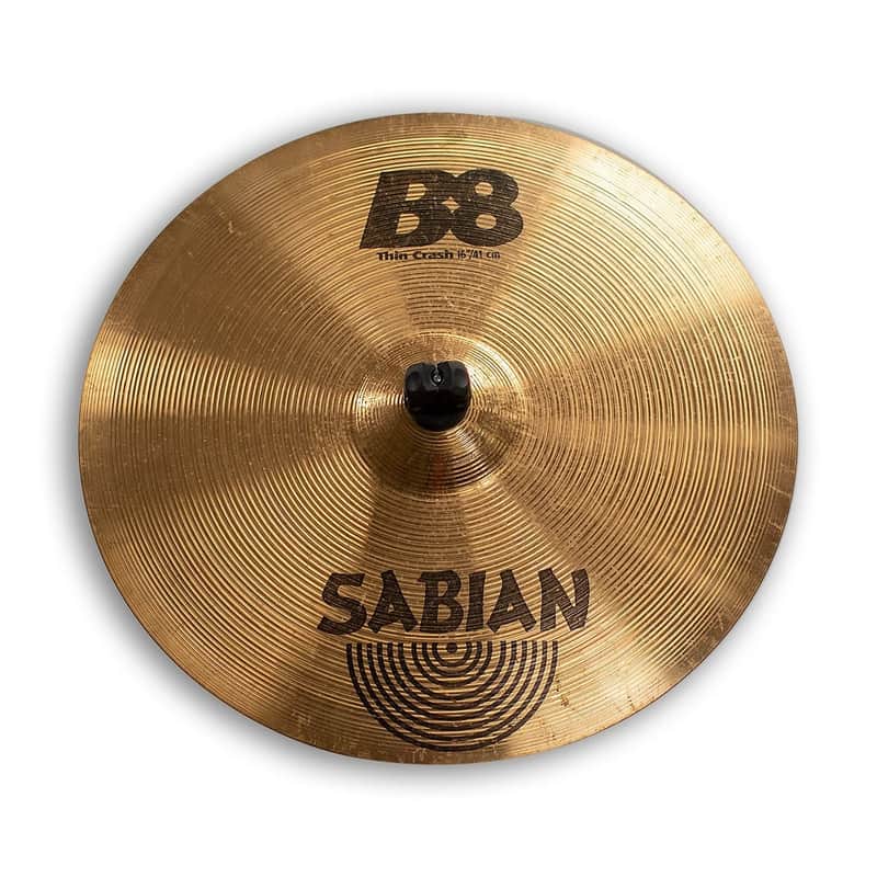 Sabian 16" B8 Thin Crash Cymbal (1990 - 2010) image 1