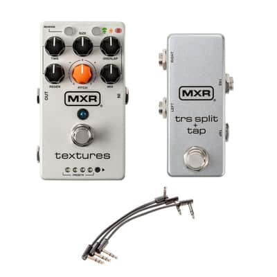 MXR M310 Textures Granular Synth Engine w/ Tap and Split and 3 TRS Patch Cables