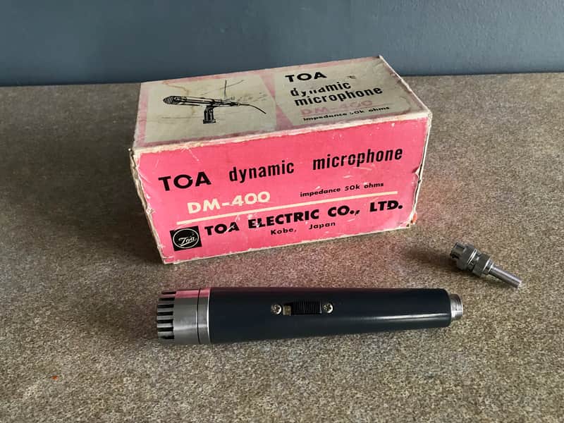 Vintage Toa  DM-400 dynamic microphone, Japan 1965 image 1