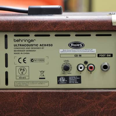 Behringer Ultracoustic ACX450 Acoustic Combo Amp w/Footswitch image 8