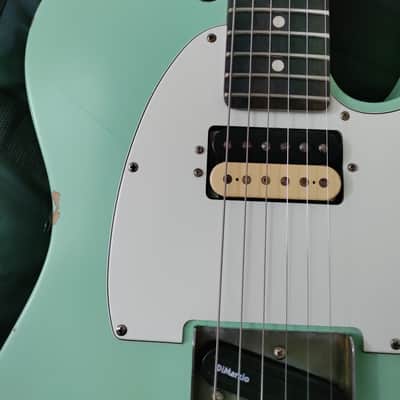 2021 Fender American Performer Telecaster Satin Surf Green RELIC w/GIGBAG image 11
