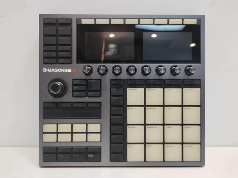 Native Instruments Maschine+ HW Standalone Production Studio Workstation 2020's - Silver / Black image 1