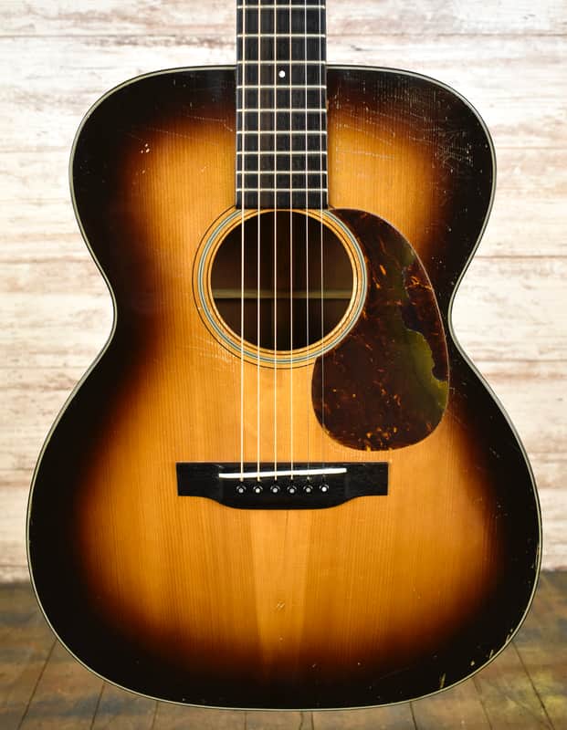 1937 Martin 000-18 Shade Top Sunburst Rare image 1
