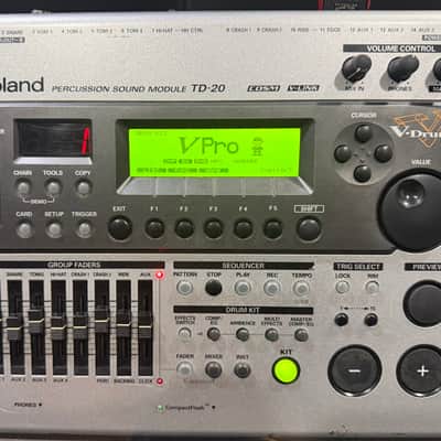 Roland TD-20 Drum Module 2004 - 2008 - Silver image 1