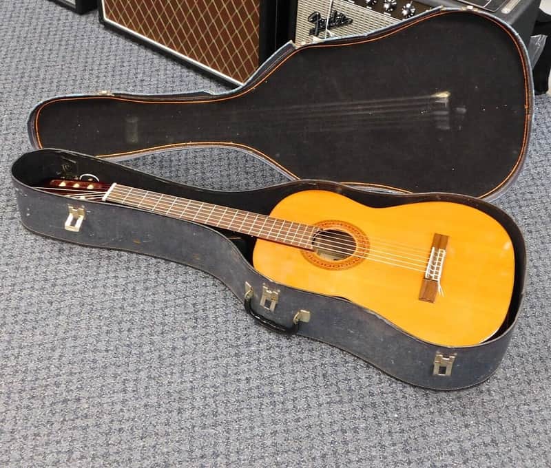 Vintage 1980 Hohner HG14 Classical Guitar w/ Case! Made In Korea! VERY NICE!!!!! image 1