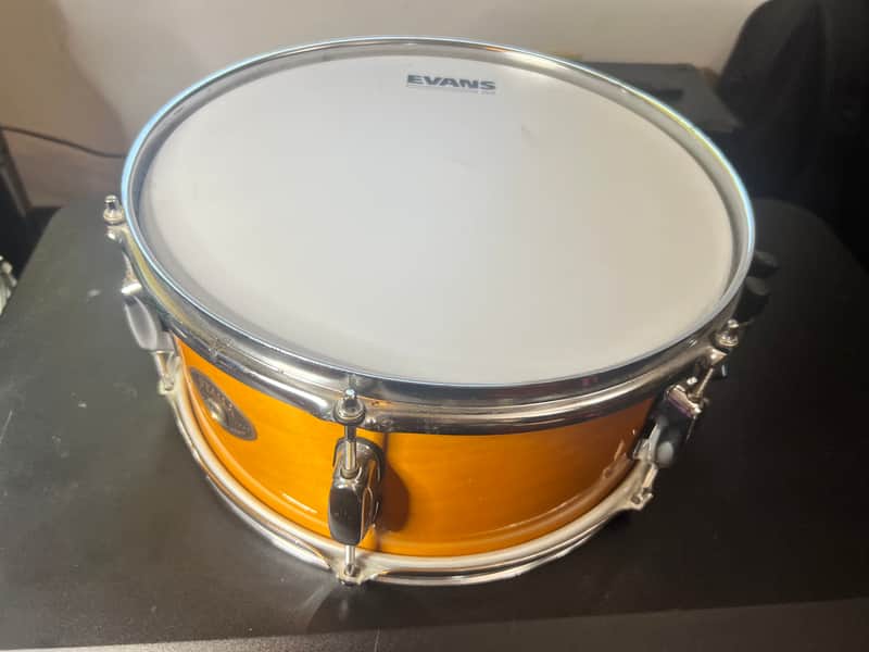TAMA 13x6 Snare Drum (2001) | Birch Shell | Gold Yellow Finish | Pop/Aux Snare image 1