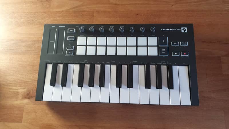 Novation Launchkey Mini MK3 + Hard Case — Excellent Condition image 1
