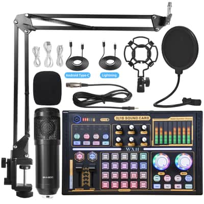 Usb Sound Card Microphone Mixer Multi-Channel Audio Amplifier Audio Filter Full Set Of Sound Card Equipment image 8