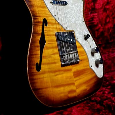 Fender American Thinline Select Telecaster  2013  Violin Burst image 5