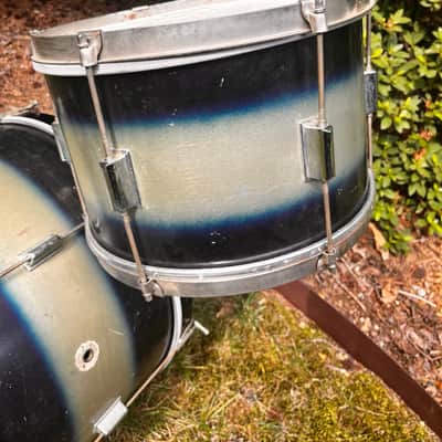 Kent 3pc Drum Kit in Black/Gold Duco 1950’s image 9