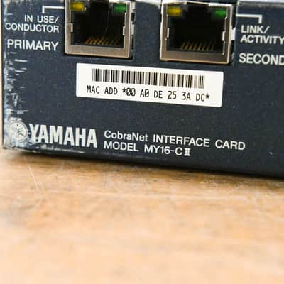Yamaha MY16-CII CobraNet Network I/O Card CG0147B image 4