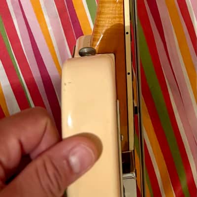 extremely rare Welson electric bass vintage1960s - White - made in Italy image 3