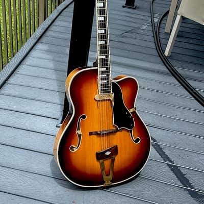 William Barker 17" Acoustic Arch Top 1977 - stunning untouched original 1 of 120 ever all w/a Factory DeArmond ! image 2