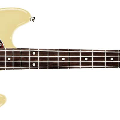 Fender FSR Japan Mustang Bass Vintage White image 3