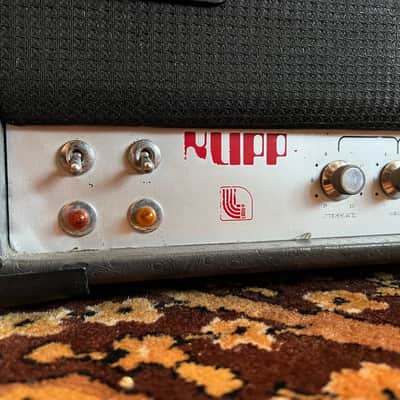 Vintage 1975 Laney Klipp L100 Lead Valve Amplifier Grey Head Partridge *1970s* image 4