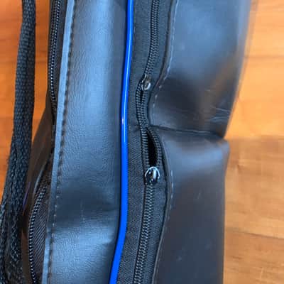 Stay Music Slim Model 1100/02 Dual-Tier Black Keyboard Stand + Leather Carry Bag image 4