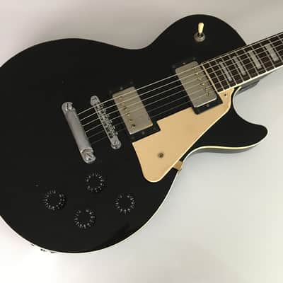 Vintage Matsumoku Memphis LP 1970s Piano Black Beauty Les Paul Dual Humbucker Single Cut Guitar image 4