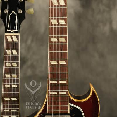 1959 Gibson Double Mandolin EMS-1235 Doubleneck w/factory Bigsby Sunburst image 4