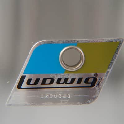 1976 Ludwig Vistalite Clear 5pc Drums #59091 image 13
