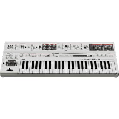 UDO Audio Super 6 ST49 12-Voice Keyboard Synthesizer - White RIBBON KIT image 4