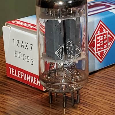 Telefunken 12AX7 Red Tip Medical Grade MaxiPreamp2/TV7 tested image 1