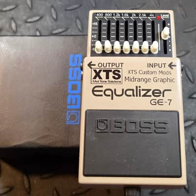 Boss GE-7 Graphic Equalizer XTS Midrange Mod Xact Tone Solutions Modded EQ image 1