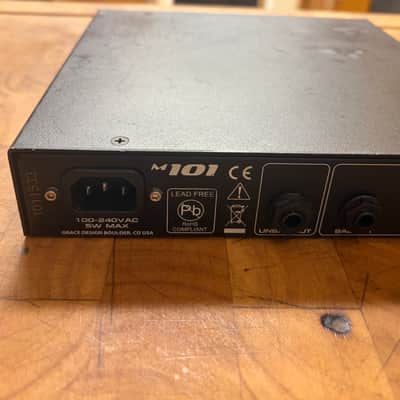 Grace Design m101 Single Channel Mic Preamp 2010s - Black - SERVICED imagen 10