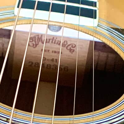 2024 Martin D-41 - Solid Indian Rosewood and Aged Spruce Top - Near Mint image 13