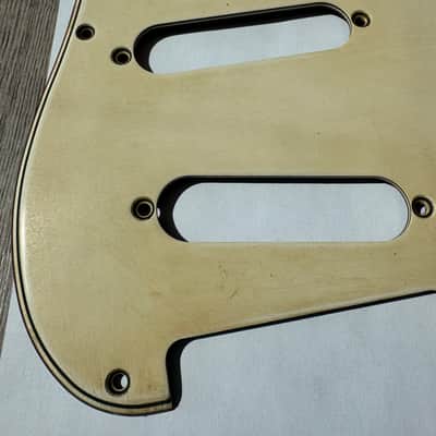 8 Hole 50's Fender Stratocaster 56 Vintage Pickguard Celluloid / Nitrate White / Cream 54 thru 58 RI image 8