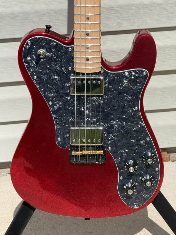 Luthier Built Telecaster Style Electric Telecaster 2025 - Red Metal Flake image 1
