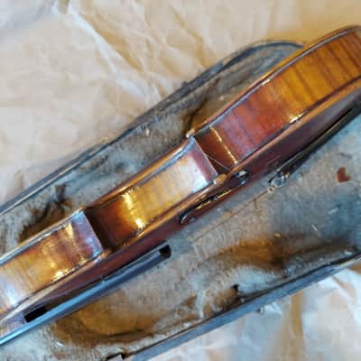 Antique Jacobus Stainer sized 4/4 violin, Austria 1695, Good, Repairs Needed image 10