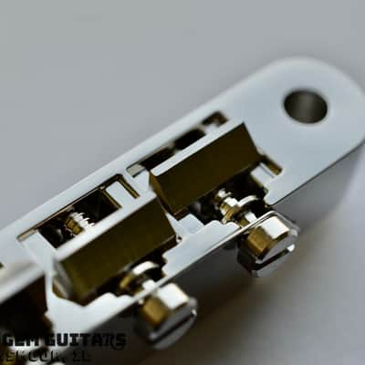 New! Gibson OEM ABR-1 Bridge with posts and thumbwheels Nickel Finish fits Les Paul Standard, ES-335, SG Standard and others! image 9