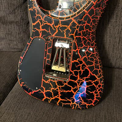 Charvel Predator Lava / Fire Red Crackle image 6