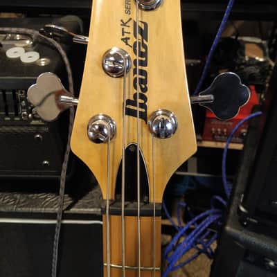 Ibanez ATK 300 4-string bass Stingray 90's OG model Triple-Coil Humbucker Active EQ Maple fretboard image 3