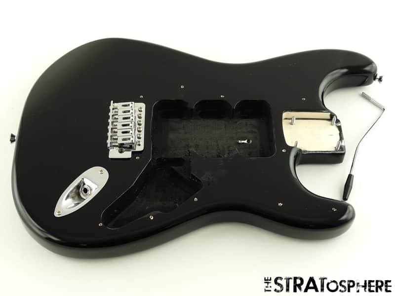 Fender Squier Sonic Series Stratocaster Strat BODY + HARDWARE Black image 1