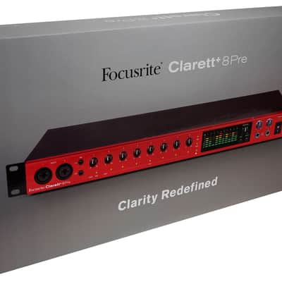 Focusrite Clarett+ 8Pre USB-C Audio Recording Interface, 8 Mic Preamps/JFET/ADAT image 12